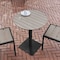 Flash Furniture Gray/Gray 24 Inch Round Outdoor Patio Table SB-TB106-GRY-GG - alternate 3